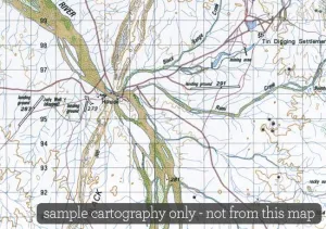 1654 Jurabi WA Topographic Map (3rd Edition) by Geoscience Australia (2005)