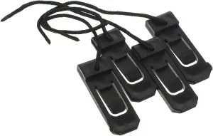 4Pcs Snap Type Surfboard Tail Rudder Durable Water Splitter for Inflatable Paddle Boards Black Surfboard Accessory for Enhanced Stability