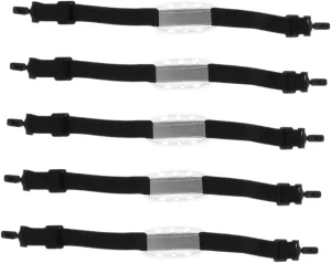 5pcs Hard Hat Chin Straps with Protective Buckle Elastic Band Chin Cup for Outdoor Sports Construction Football Activities Durable Easy to Carry Safety Helmet Accessories
