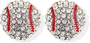 Baseball Earrings for Women Baseball Mom Accessories Essentials Game Day Fan Gifts Lightweight Sports Stud Earrings Jewelry Game Day Shirts Women