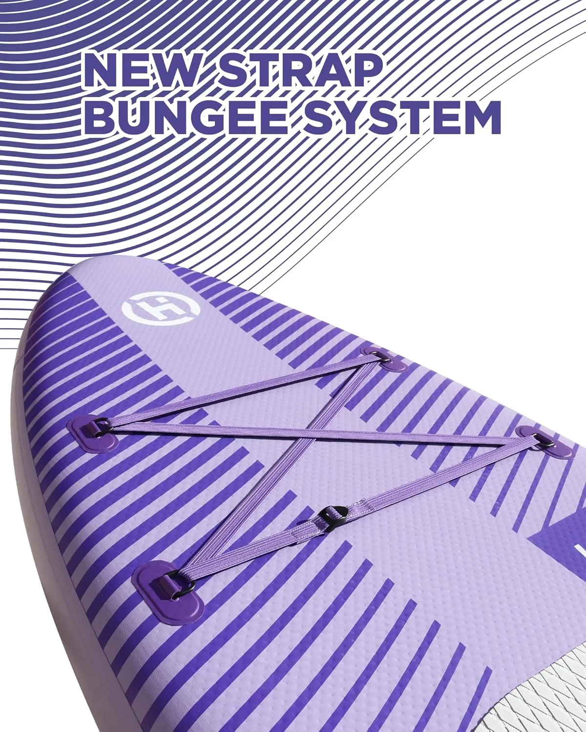 Highpi Inflatable Stand Up Paddle Board Premium SUP Accessories, Backpack, Wide Stance, Surf Control, Non-Slip Deck, Leash, Paddle and Pump, Standing Boat for Youth and Adult