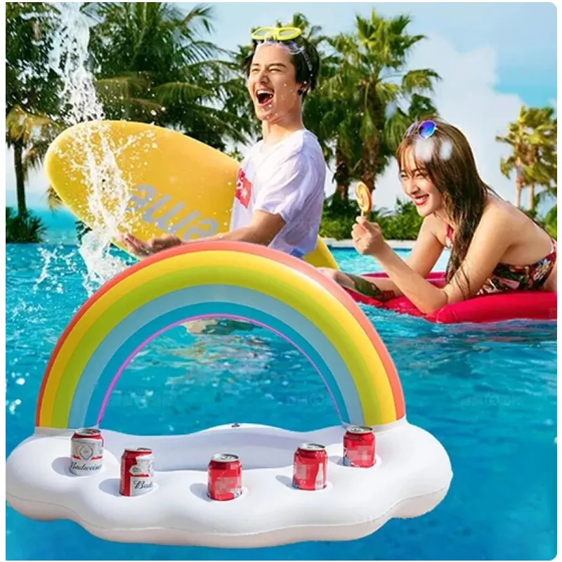Inflatable Rainbow Floating Ice Bar Lb-13