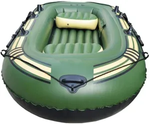 Large Boat Raft, Inflatable Set, 1,2,3,4 Person Inflatable Dinghy Rowing Boats for Adults Rubber Dingy Kayak Canoe Fishing,Tear-Resistant Foldable Drifting Boat,249x 127CM