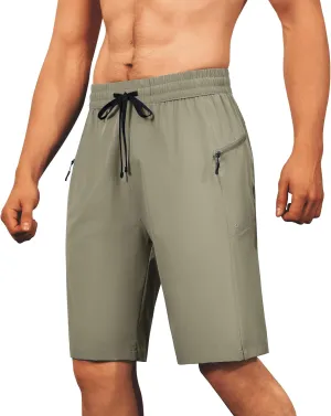 Men's Swim Trunks Quick Dry Beach Shorts with Zipper Pockets, UPF 50 , Swimming, Surfing, Outdoor - No Mesh Liner