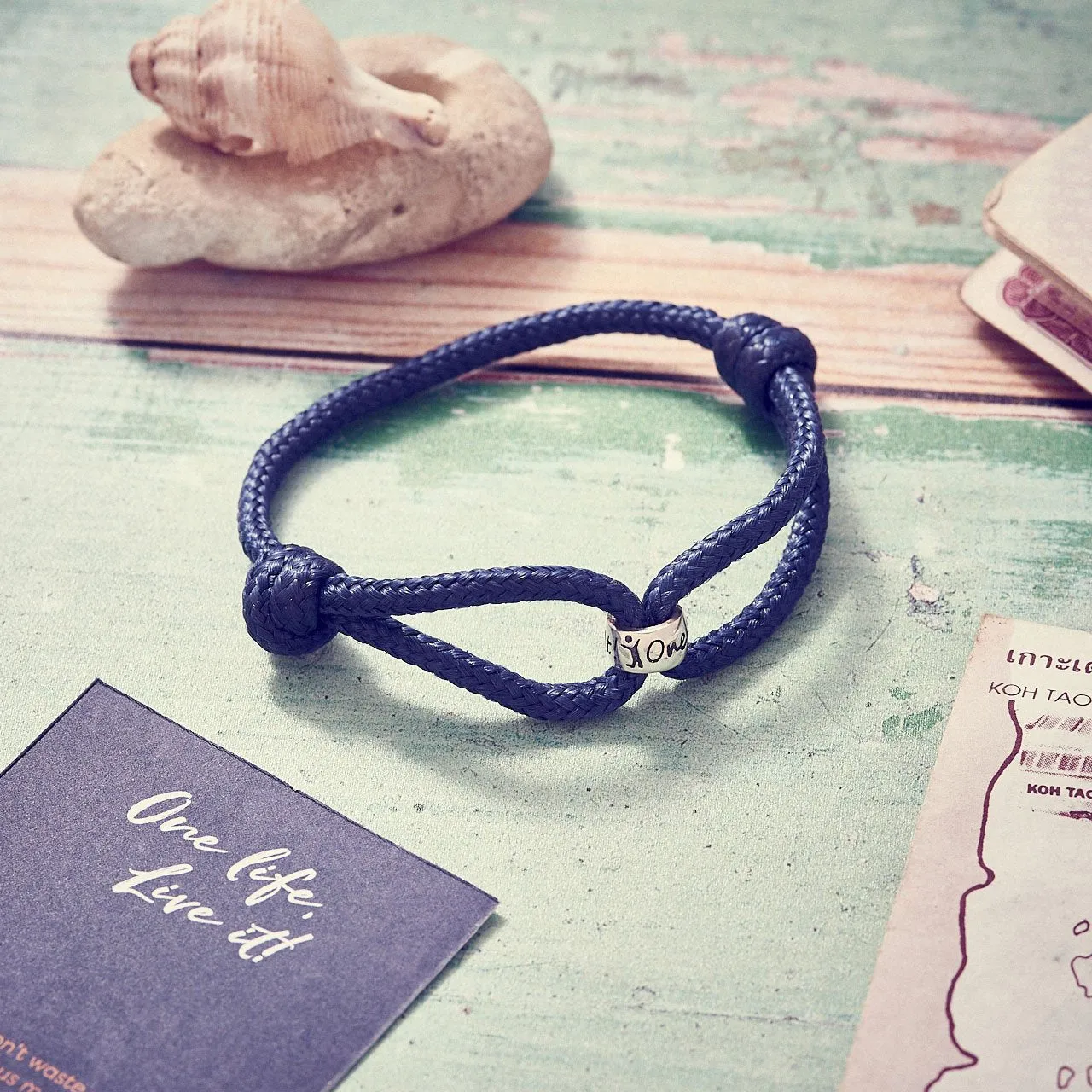 One Life, Live It! Vegan Paracord Bracelet