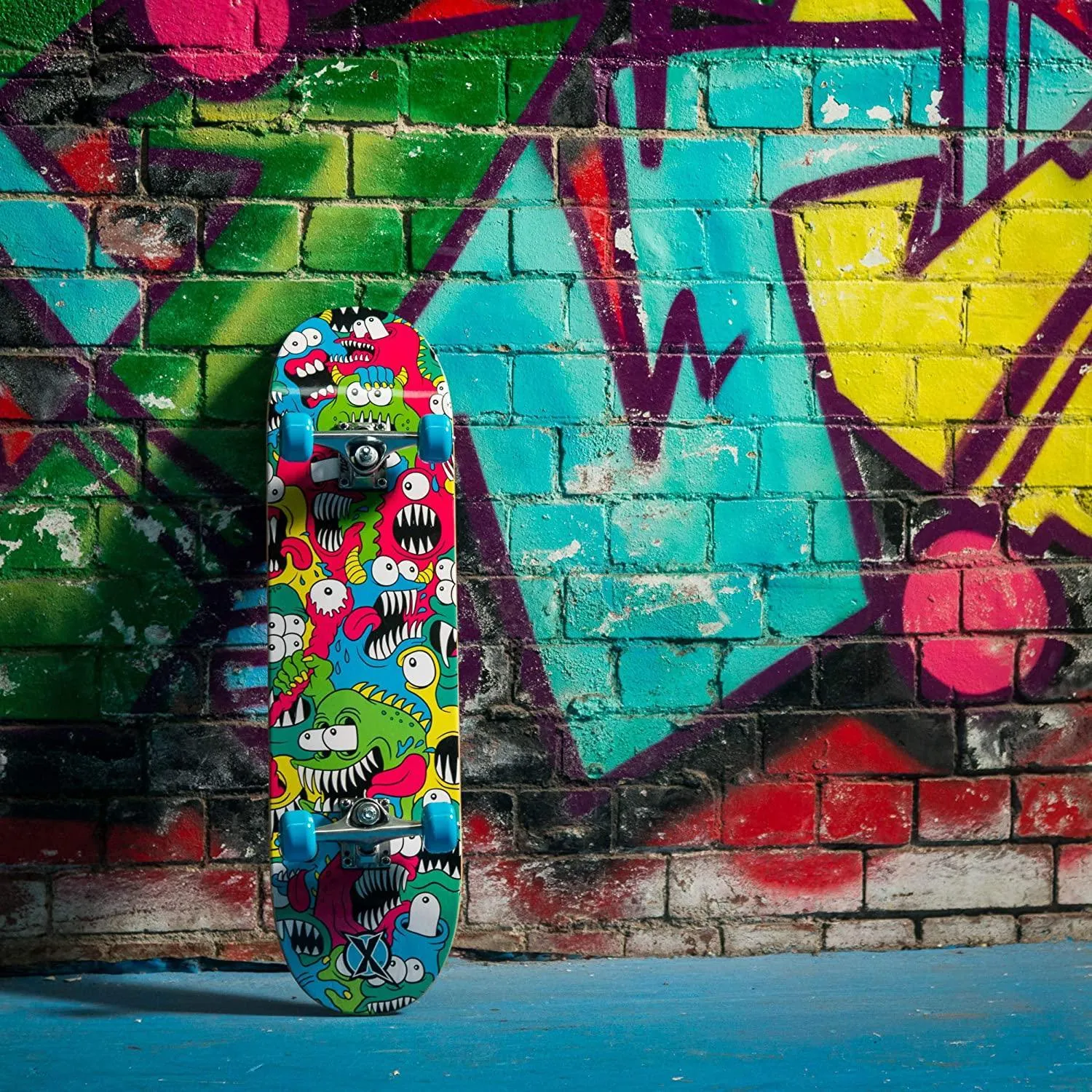 XOOTZ Double Kick Double Kick,  31-inch, Trick Skateboard
